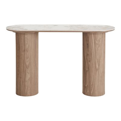 House Nordic Athens Console Bord Vit/Brun