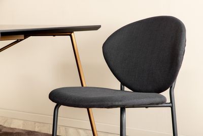 Venture Home Vault & Petra 6 st Matstolar Svart + Rektangulärt Matbord 190 x 90 Svart