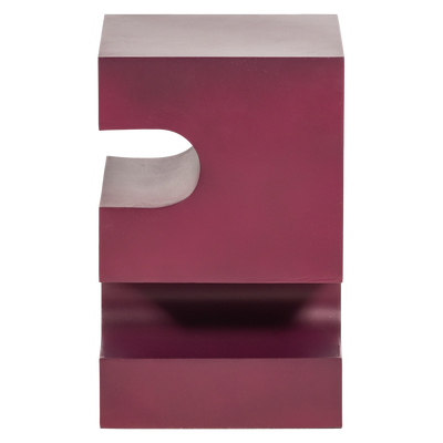 WOOOD Jessa Sidobord i Metall - Lila och Brun