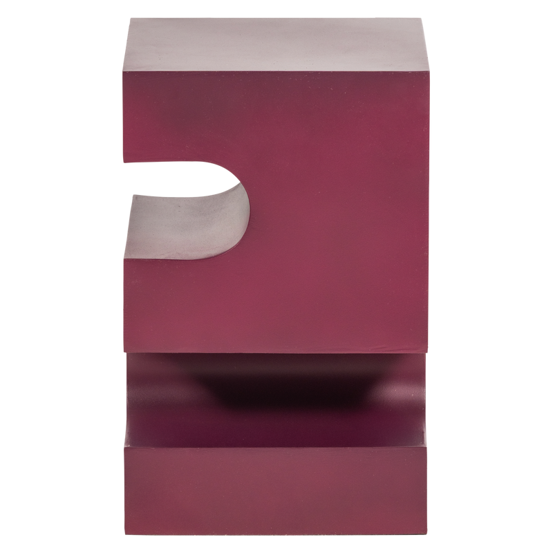 WOOOD Jessa Sidobord i Metall - Lila och Brun