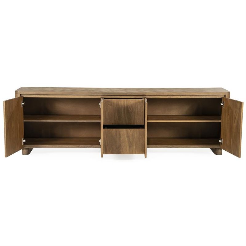 Eleonora TV-bänk Edward 200 cm Brun