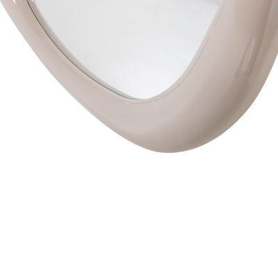 WOOOD Norea Spegel 90x90 cm Högblank Sand