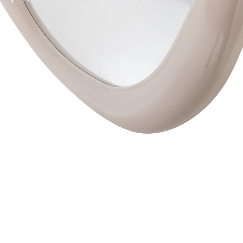 WOOOD Norea Spegel 90x90 cm Högblank Sand