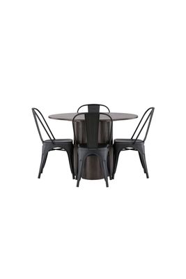 Venture Home Matgrupp Olivia med 4st matstolar Tempe