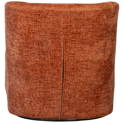 WOOOD Atty Snurrfåtölj Sammet Orange Blossom