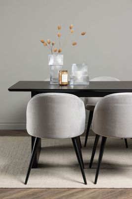 Venture Home Matgrupp Vail med Velvet Stolar