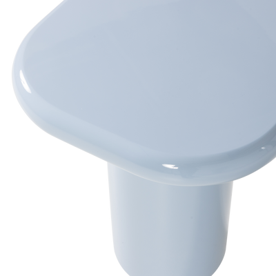 WOOOD Zava Sidobord Trä Högblank Ljusblå [FSC]