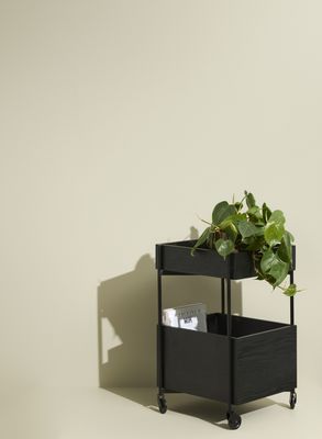 Hübsch Fresh Rullvagn Svart 42x41xh68cm