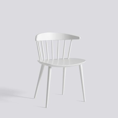 HAY J104 stol, White lacquered beech