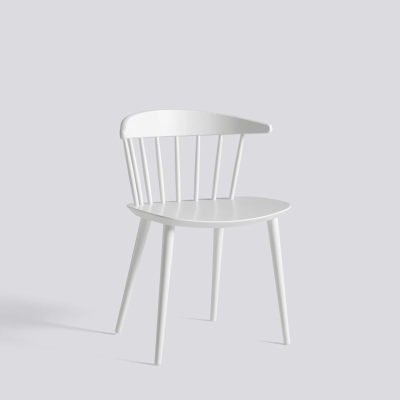 HAY J104 stol, White lacquered beech