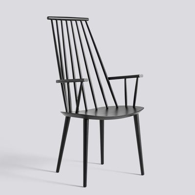 HAY J110 karmstol, Black lacquered beech