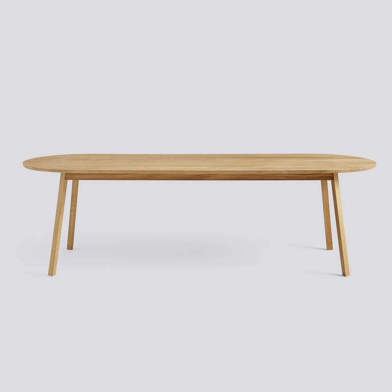 HAY Triangle Leg matbord, Oiled solid oak