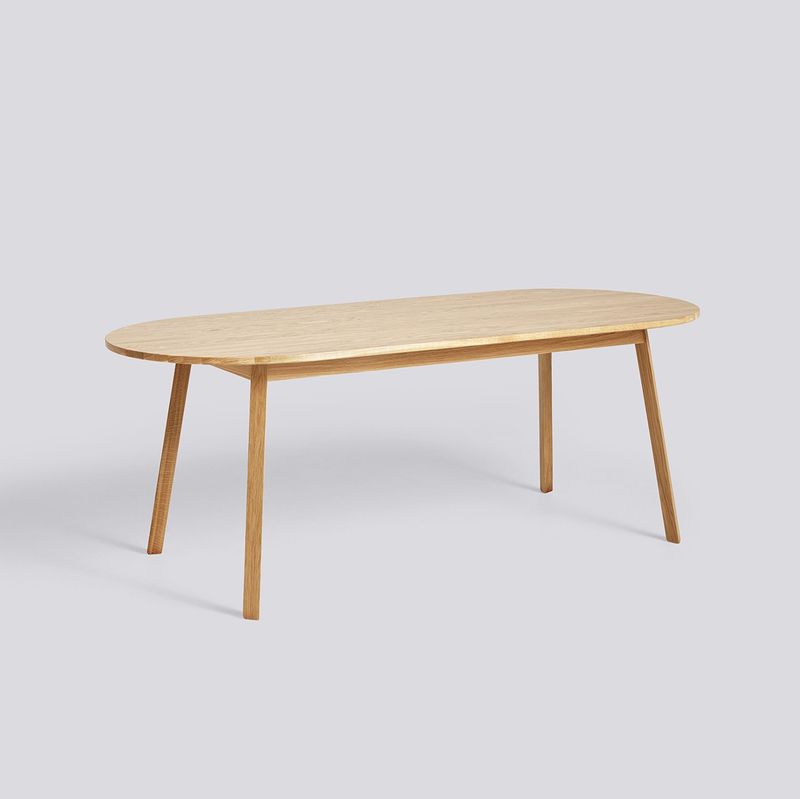 HAY Triangle Leg matbord, Lacquered oak
