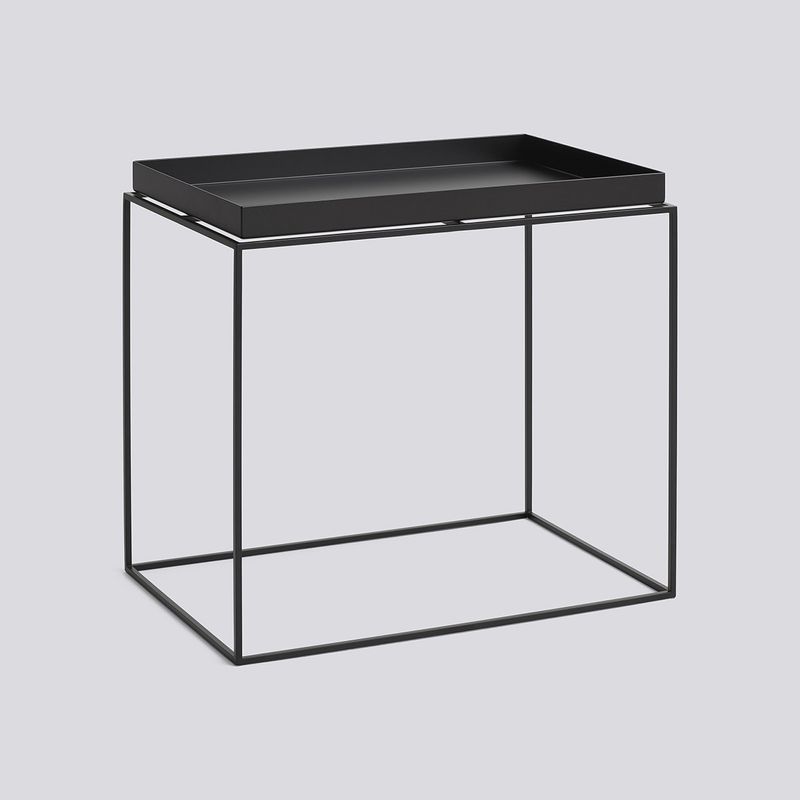 HAY Tray Table brickbord large, Black