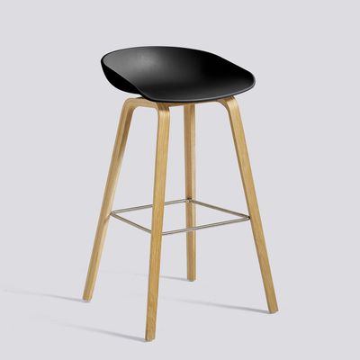 HAY About A Stool 32 barstol Black/Oak, 75 cm
