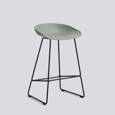 HAY About A Stool 38 barstol Fall green/Black, 65 cm