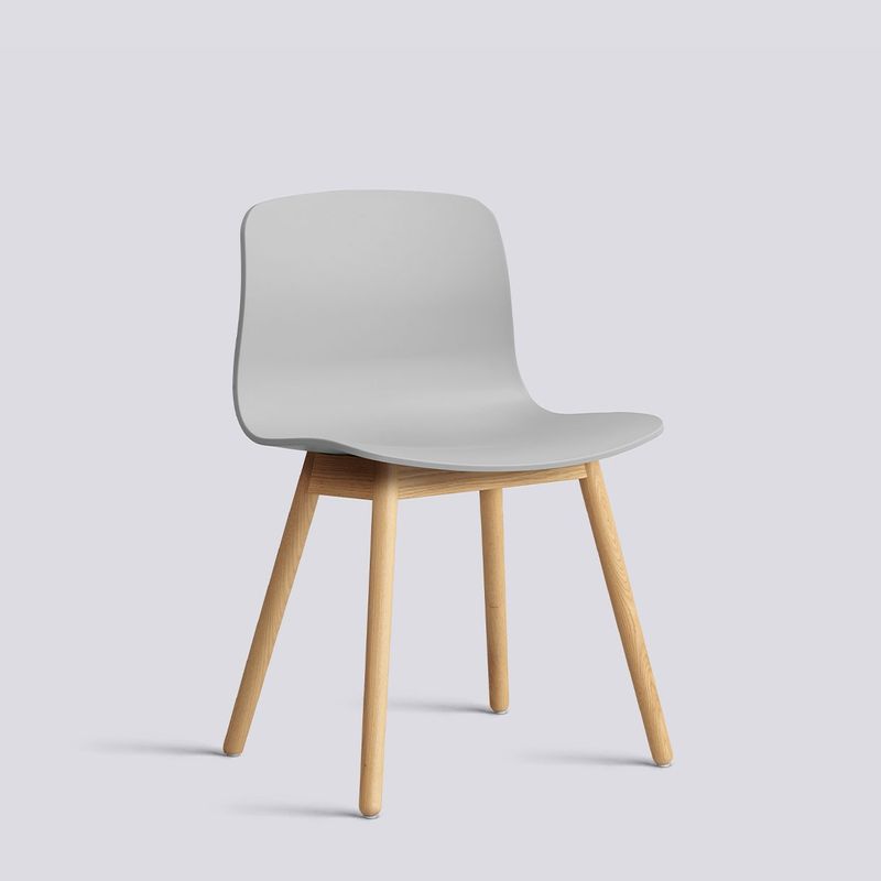 HAY About A Chair 12 stol Concrete grey/Oak