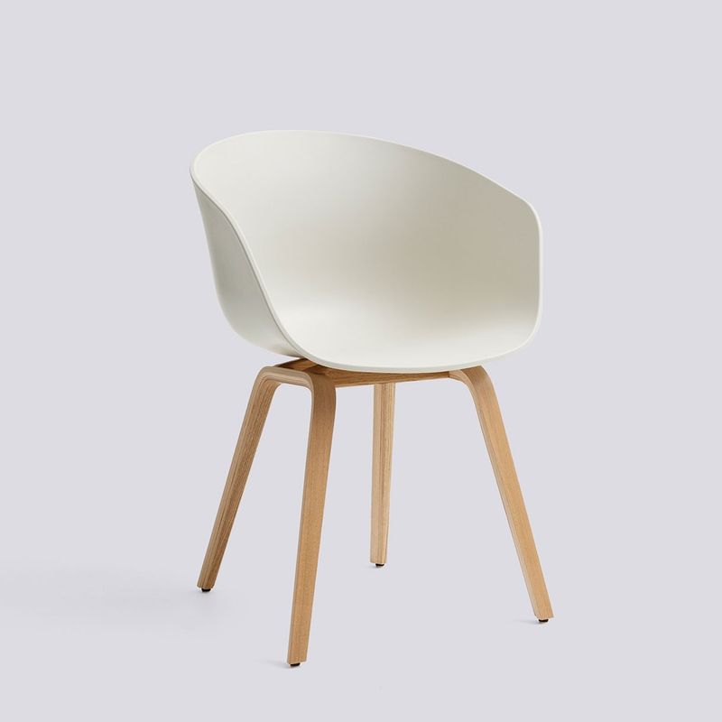 HAY About A Chair 22 stol Melange cream/Oak