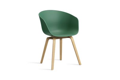 HAY About A Chair 22 stol Teal green/Oak