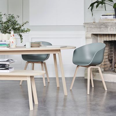 HAY About A Chair 22 stol Teal green/Oak