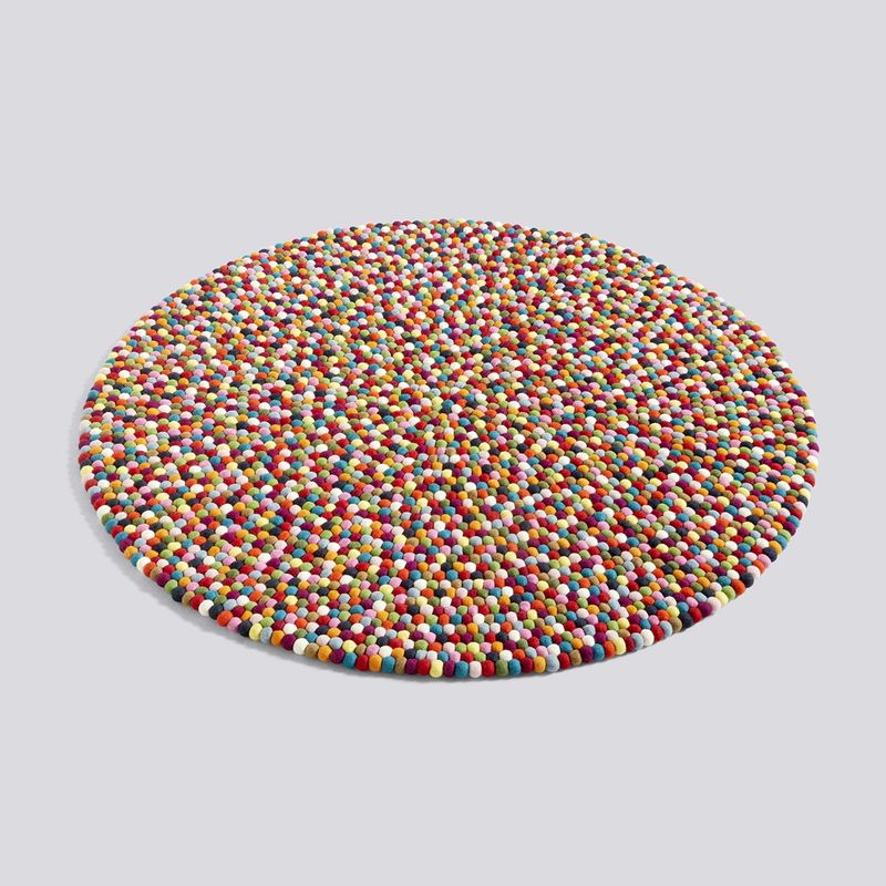 HAY Pinocchio rund matta, Multi colour