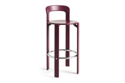 HAY Rey barstol Grape red, 75 cm