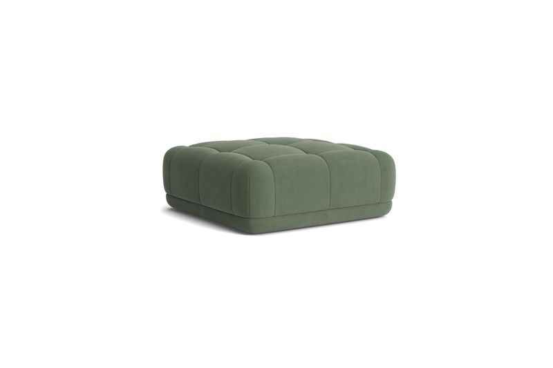 HAY Quilton fotpall Linara 100-Tarragon, 105x105 cm