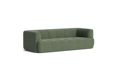 HAY Quilton soffa 3-sits Linara 100-Tarragon, 248 cm