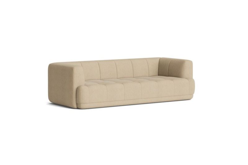 HAY Quilton soffa 3-sits Turf Sand, 248 cm