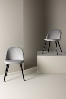 Venture Home Velvet Matstol 2-pack