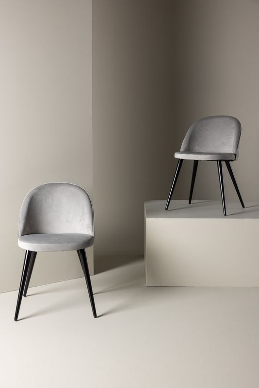 Venture Home Velvet Matstol 2-pack