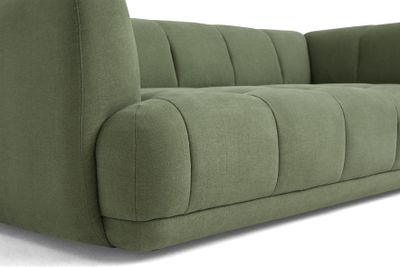 HAY Quilton soffa 2-sits Linara 100-Tarragon, 214 cm