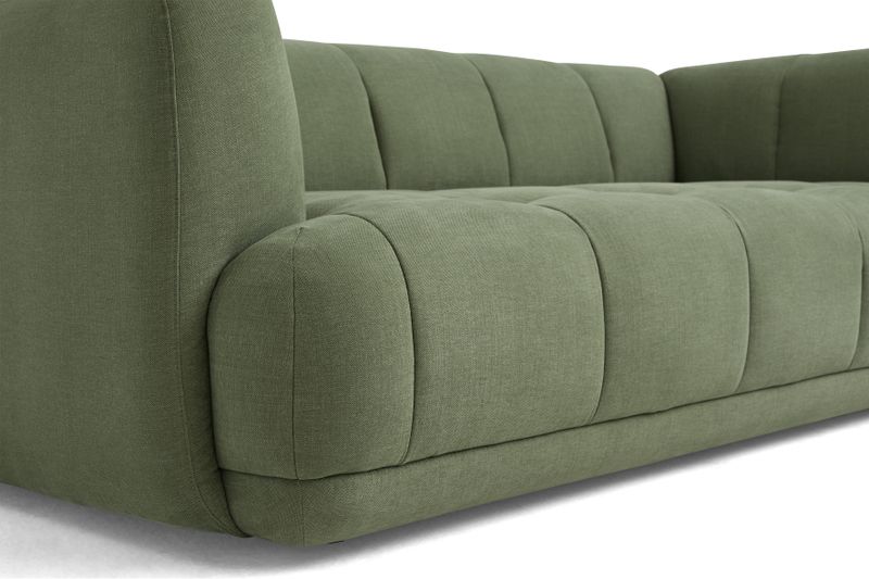 HAY Quilton soffa 2-sits Linara 100-Tarragon, 214 cm