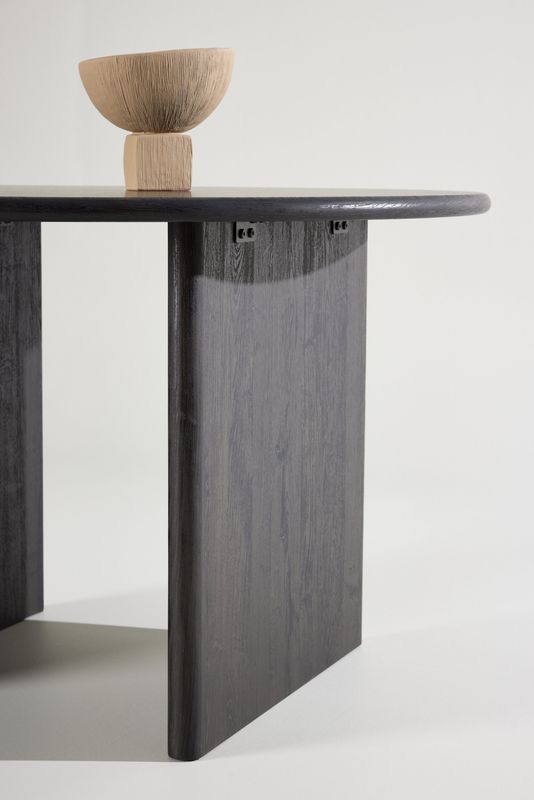 Vind Collection Björholmen Matbord - Svart, Ø120 cm