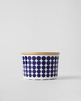 Gustavsbergs Porslinsfabrik Adam burk 10 cm rak med lock