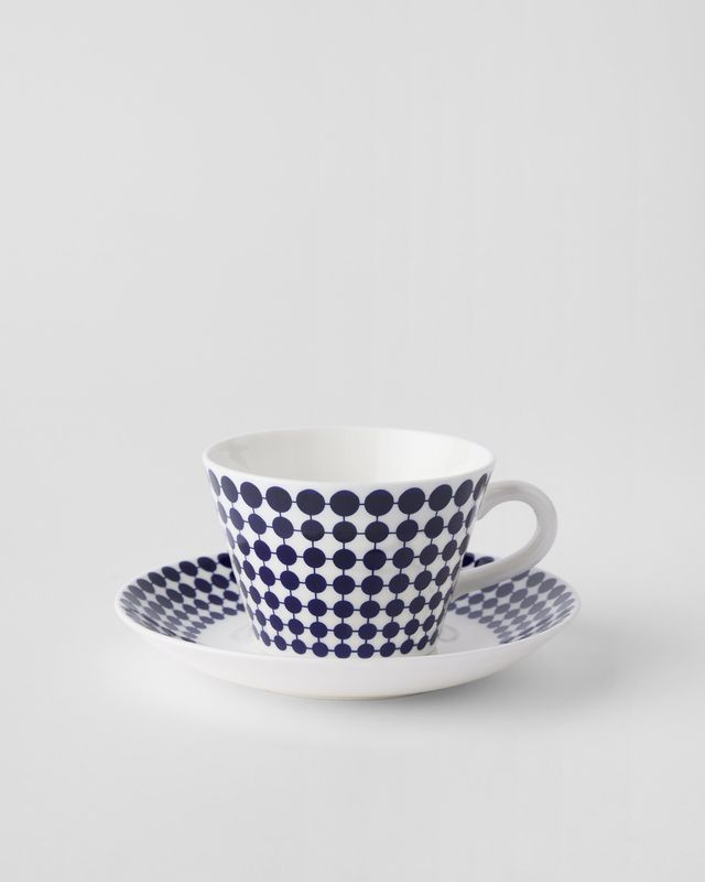 Gustavsbergs Porslinsfabrik Adam kaffekopp med fat konisk
