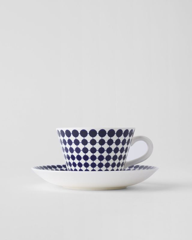Gustavsbergs Porslinsfabrik Adam kaffekopp med fat konisk