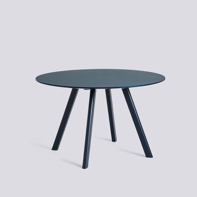 HAY CPH25 matbord, Smokey blue linoleum/Deep blue oak