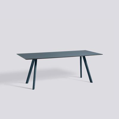 HAY CPH30 matbord, Smokey blue linoleum/Deep blue oak
