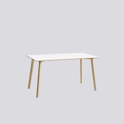HAY CPH Deux 210 matbord, Pearl white/Untreated beech