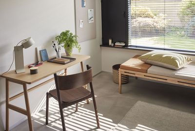 Hübsch Crea Bordslampa Sand LED