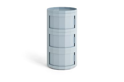 HAY Facet Cabinet 30 skåp Misty blue, Ø38 cm