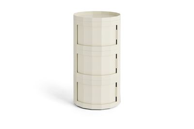 HAY Facet Cabinet 30 skåp Eggshell, Ø38 cm