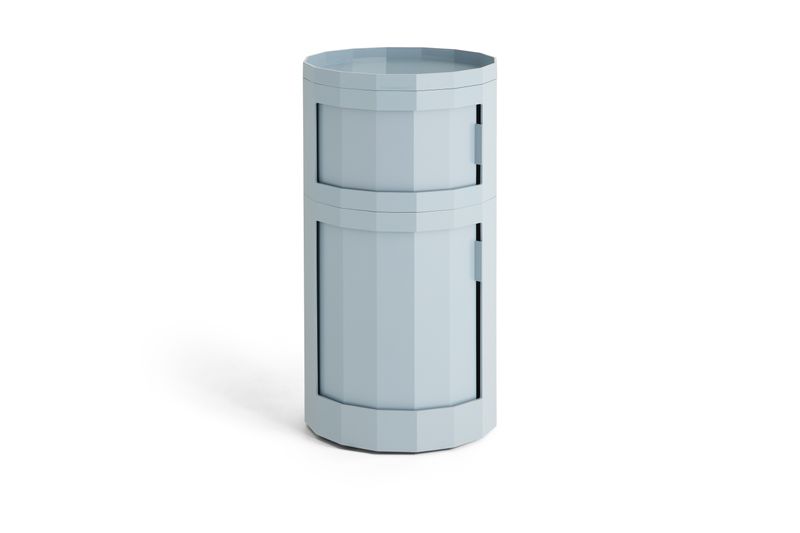HAY Facet Cabinet 110 skåp Misty blue, Ø38 cm