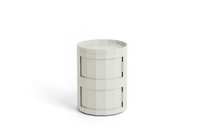 HAY Facet Cabinet 20 skåp Misty grey, Ø38 cm