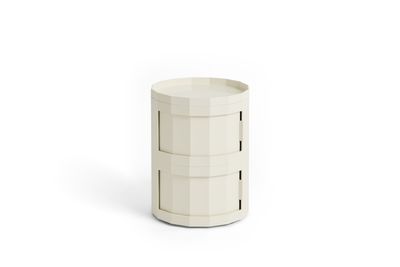 HAY Facet Cabinet 20 skåp Eggshell, Ø38 cm