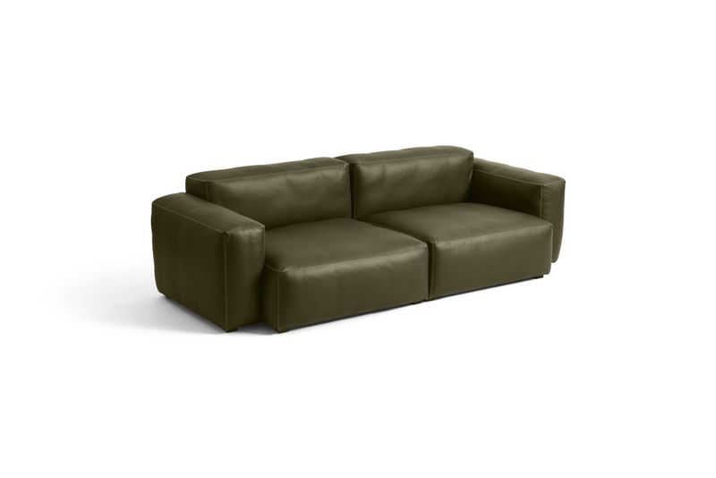 HAY Mags Soft Low Armrest soffa 2,5-sits kombination 1, Sense Forest