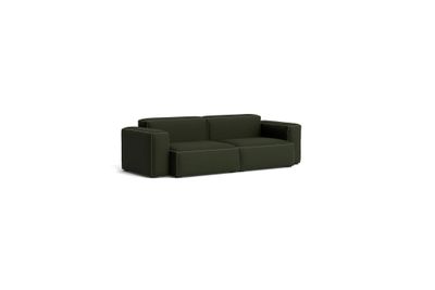 HAY Mags Soft Low Armrest soffa 2,5-sits kombination 1, Maglia Dark green