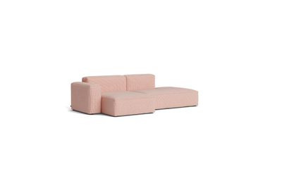 HAY Mags Soft Low Armrest soffa 2,5-sits kombination 3 vänster, Tartaglia Red white 861