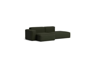 HAY Mags Soft Low Armrest soffa 2,5-sits kombination 3 vänster, Maglia Dark green